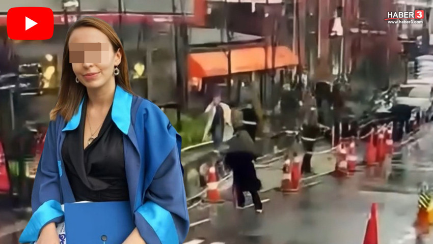 İstanbul'da fırtınada devrilen tabelanın altında kaldı! Korkunç olay kamerada...