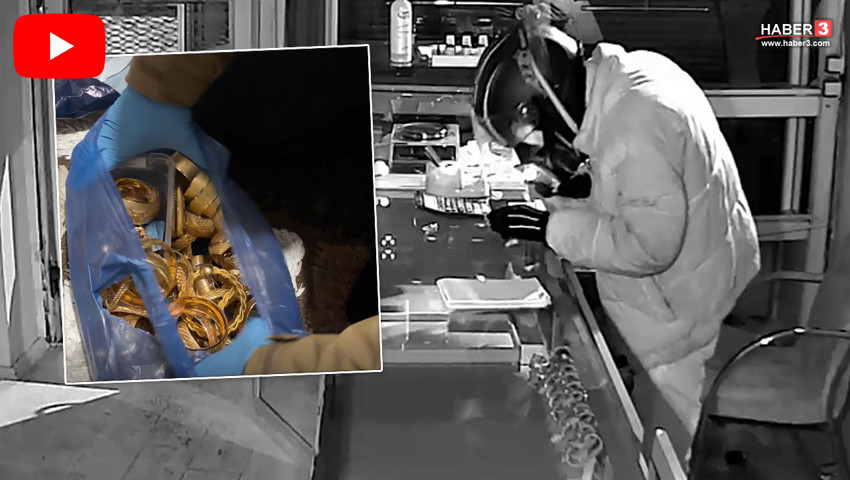 Kuyumcudan 6 kilo altın ve 1 milyon TL para çalan hırsızdan ''pes'' dedirten savunma!