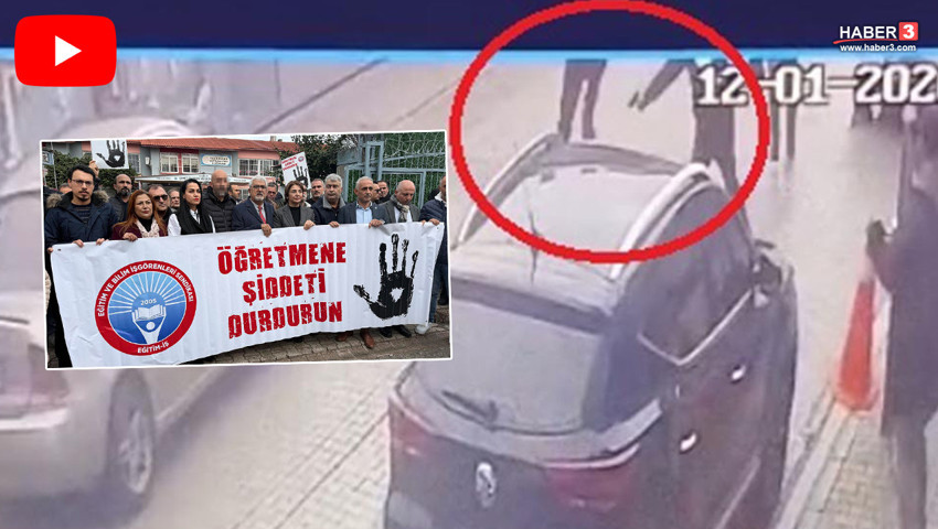 Çocuğunun eski öğretmenine sokak ortasında kabusu yaşattı