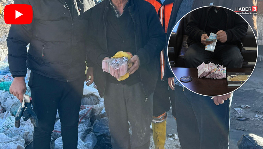 Bir elinde çöp, diğer elinde para poşeti vardı... Öyle bir hata yaptı ki...