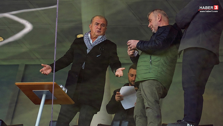 Süper Lig maçında locada Fatih Terim ve Merve Terim sürprizi