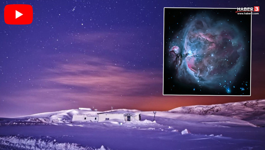 Dünya'dan 1270 ışık yılı uzaktaki Orion Bulutsusu Türkiye'den görüntülendi