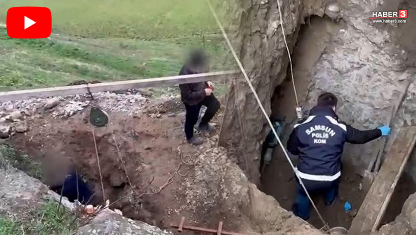 Define avcılarına 6 metrelik çukurda suçüstü! Bahaneleri pes dedirtti