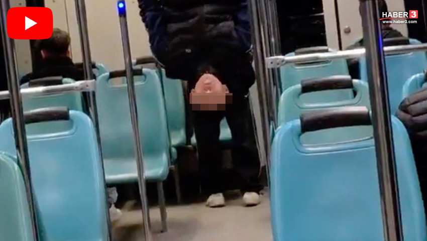 Metroda ''bu kadarına da pes'' dedirten görüntüler