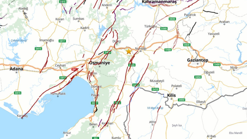 Osmaniye'de 3,6 büyüklüğünde deprem