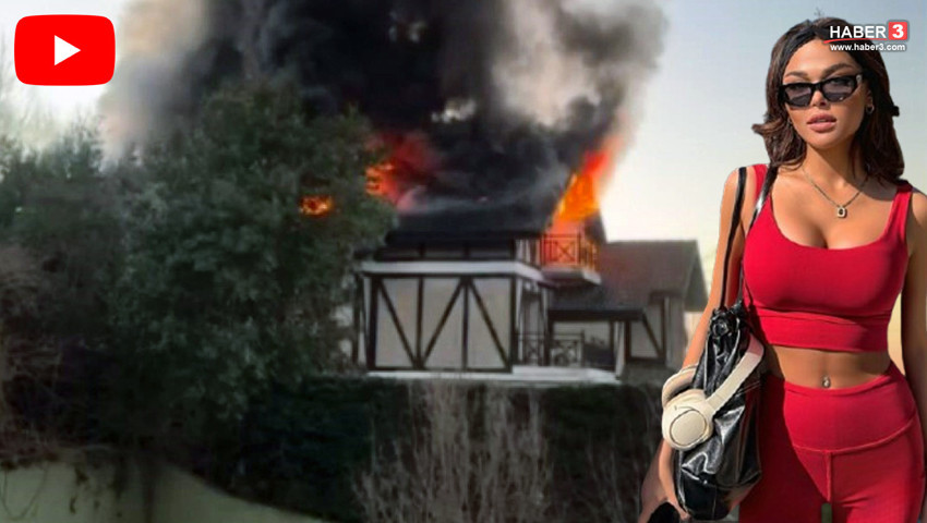 Ekranların güzel oyuncunun İstanbul'daki villasında büyük yangın! Ev kül oldu!