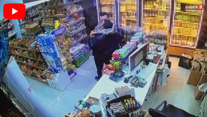 Markette dehşet! 19 yaşındaki çocuğun öldürüldüğü cinayet anı kamerada