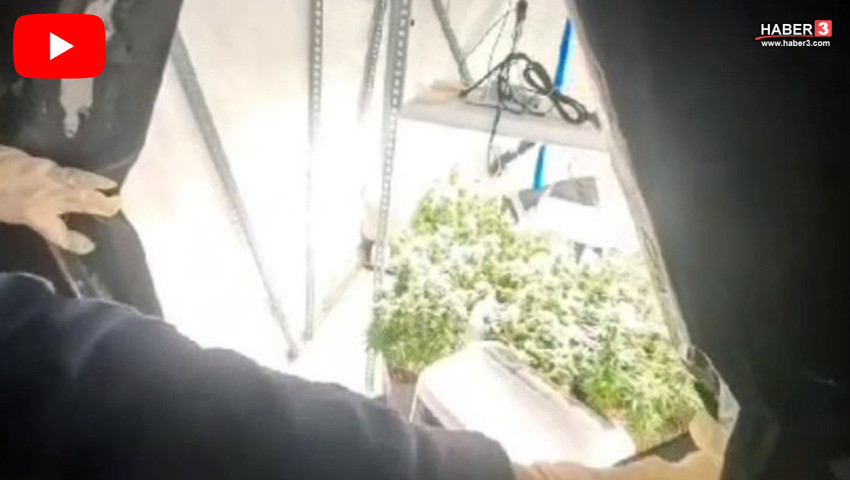 Uyuşturucu baskınında jandarmayı şoke eden manzara