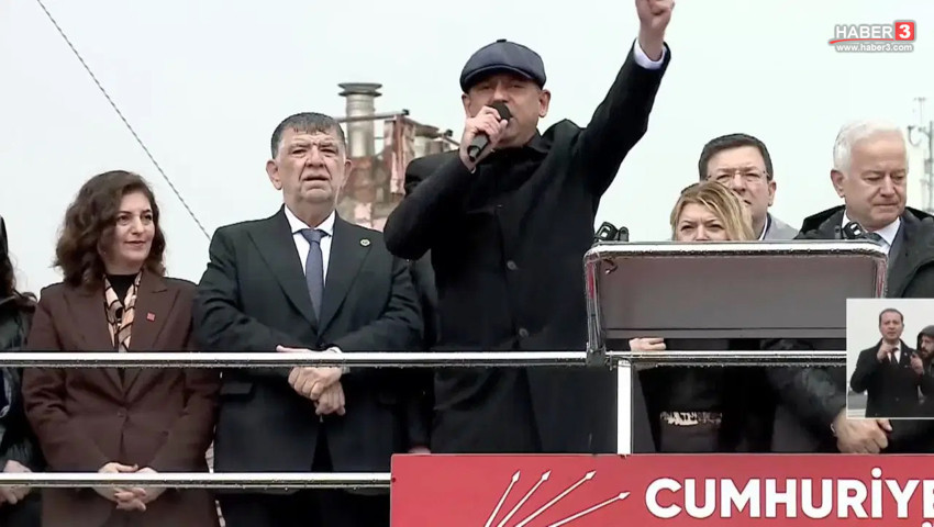 CHP lideri Özel'den Özkan Yalım’ın görüntülerine 100. mitingte sert tepki!