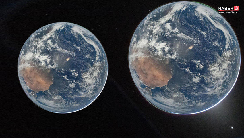 NASA'dan 54 yıl arayla büyüleyen Dünya paylaşımı