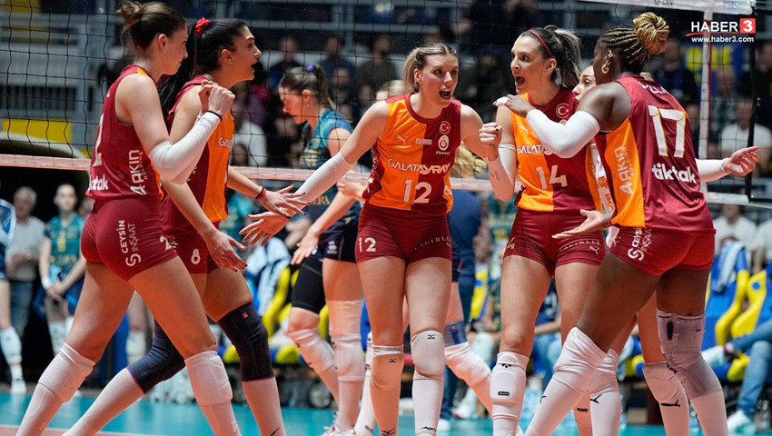 Tarihi gecede İtalyan devini deviren Galatasaray Daikin'in sultanları Avrupa'nın kraliçesi oldu!