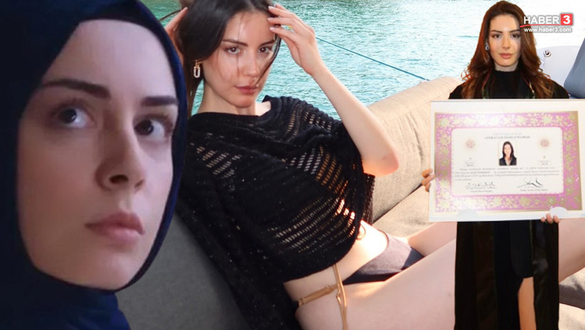 Kızılcık Şerbeti'nin Çimen'i güzel oyuncu diplomasını aldı ve avukat oldu!