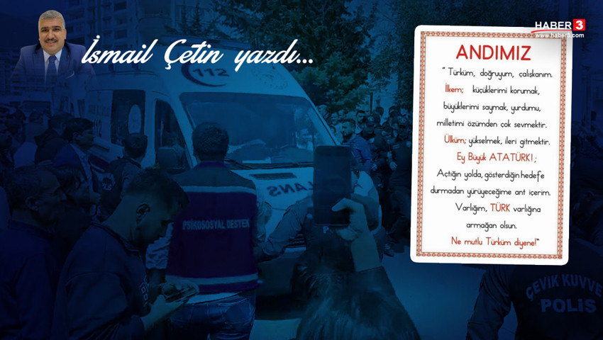 Topluma Hünkâr Mayasını Çalarak Gençleri Yetiştirmek Şarttır: Andımız Tekrar Devreye Konulmalıdır