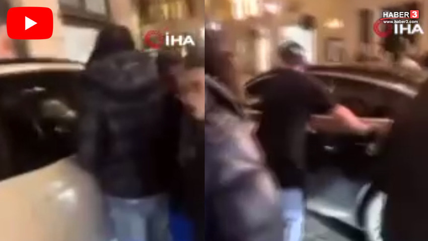 Bir kadın sürücü tartıştığı sosyal medya fenomeni kadını ezmek için yayaların arasına daldı