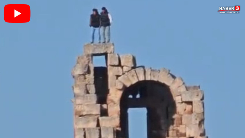 Türkiye'nin 2 bin yıllık tarihi yapısında skandal görüntüler!