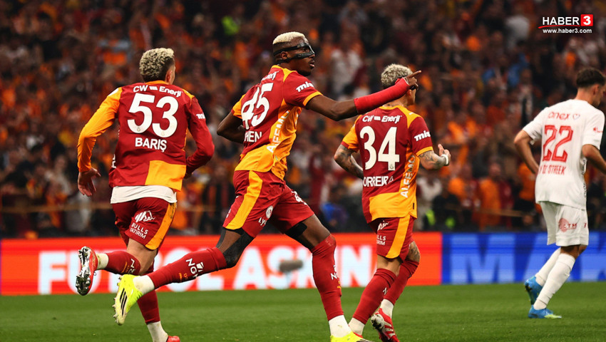 Galatasaray 26. kez Şampiyon! Aslan Antalyaspor karşısında tarih yazdı