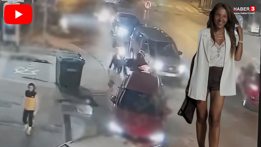 İstanbul'da genç iş kadının hayatını kaybettiği korkunç kaza kamerada!