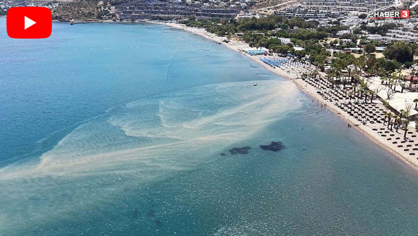 Ünlü tatil cennetinde denizin rengi kahverengiye döndü