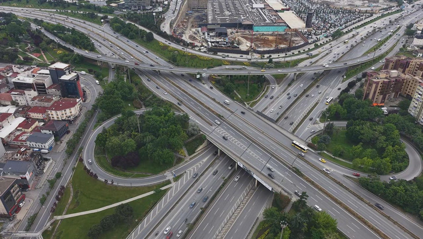 İstanbul trafiğinden alışılmadık görüntüler