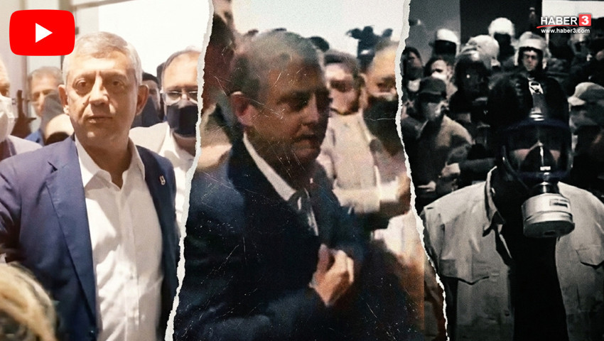 Polis baskını öncesi Özgür Özel'in CHP Genel Merkezi'ndeki görüntüleri ortaya çıktı: 'Önce Kadınlar'