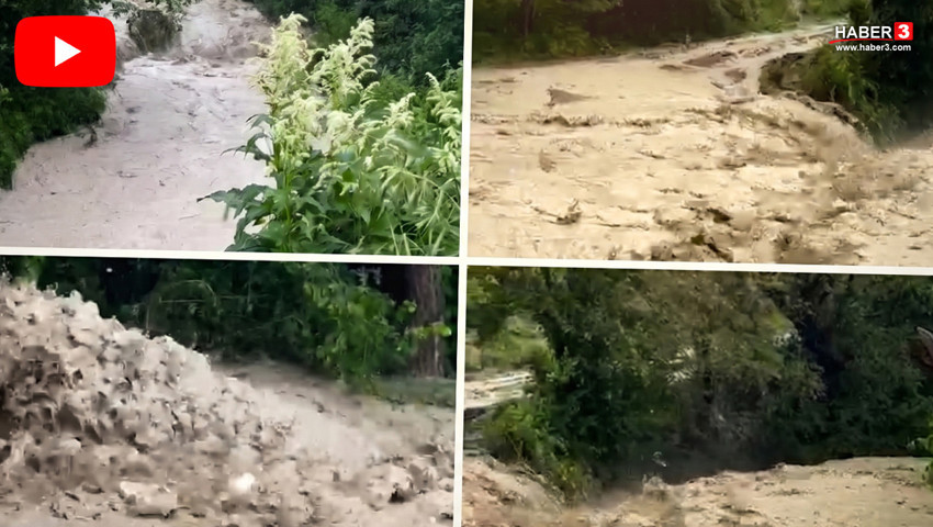 Sağanak yağışlar Bolu'yu fena vurdu! Tarım arazileri göle döndü!