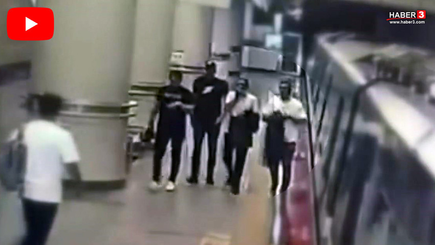 Metro hırsızı önce kameralara sonra polise yakalandı ama serbest bırakıldı!