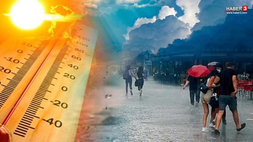 Yeni haftanın hava durumu açıklandı: İstanbul da dahil birçok ilde sağanak yağış alarmı