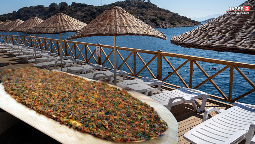 Bodrum'da ezber bozan plaj tarifesi: Giriş ücretsiz, lahmacun 125 TL
