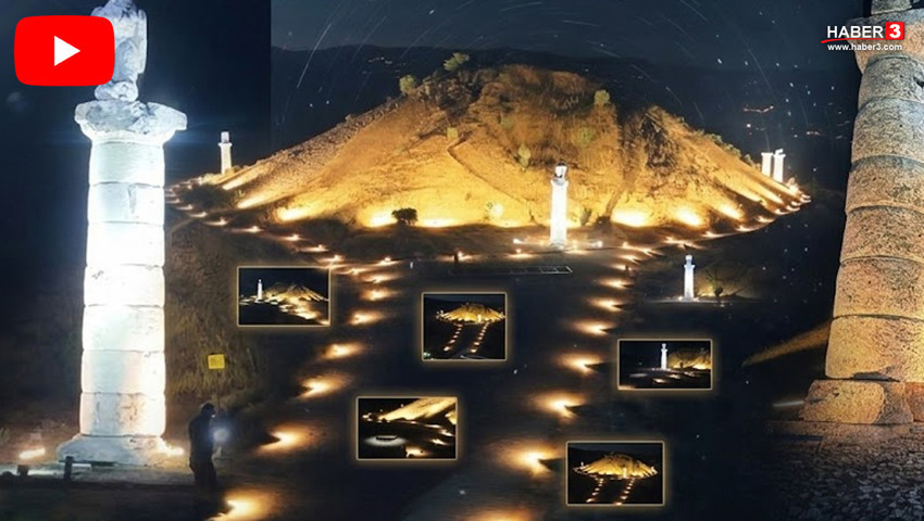 Türkiye'nin bir tarihi noktası daha gece ziyaretçilerini ağırlamaya başladı