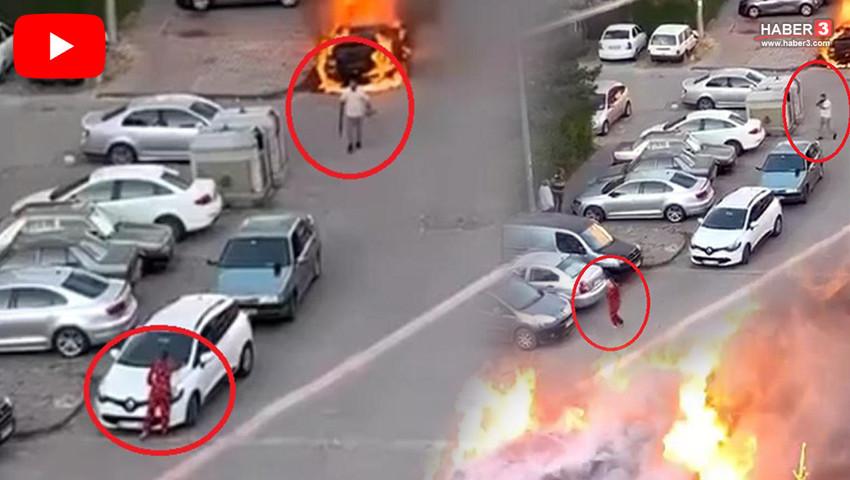Kız arkadaşının dükkanını ve otomobilini yakıp ateş açtı