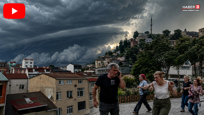 İstanbul'u kuvvetli fırtına vurdu; göz gözü görmedi!