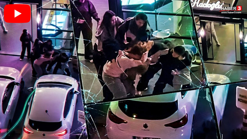 İstanbul'da kadınların saç saça kavgası kamerada