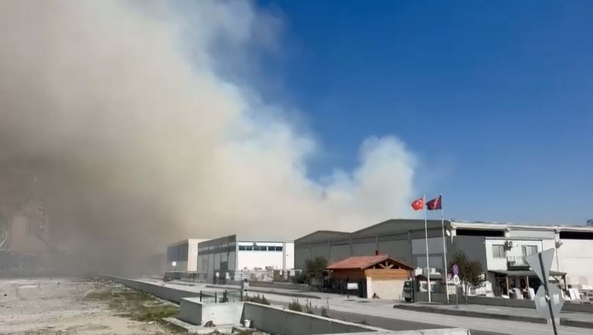 Aydın'da fabrikada büyük yangın - Resim: 1