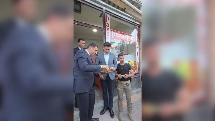 Vali'nin korumasına çiğ köftesiz çiğ köfte ikramı olay oldu - Resim: 3