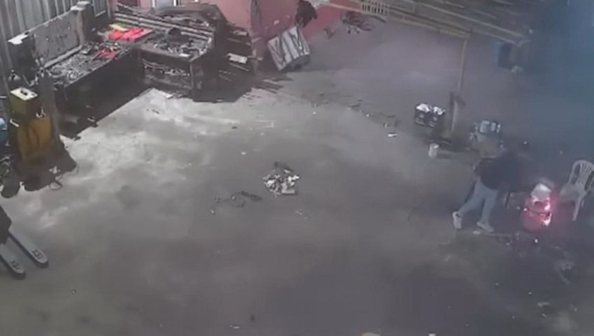 Isınmak isterken hayatının kabusunu yaşadı! Korku dolu anlar kamerada... - Resim: 3