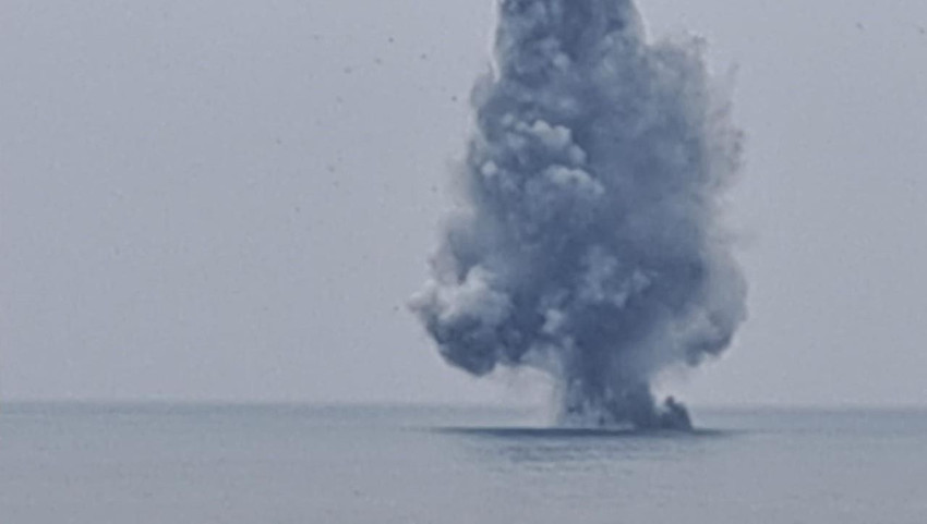 Ordu'da büyük panik! Sahile vuran insansız deniz aracı imha edildi - Resim: 4