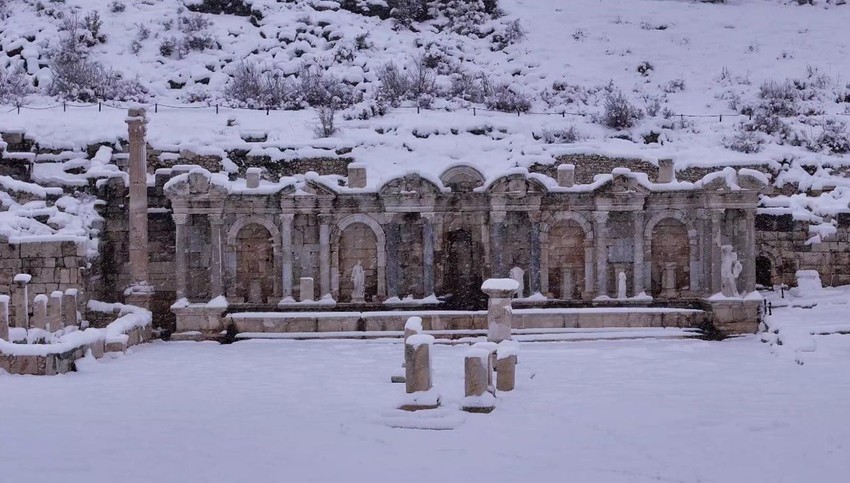 Beyaz gelinliğini giyen Sagalassos'tan masalsı görüntüler - Resim: 1