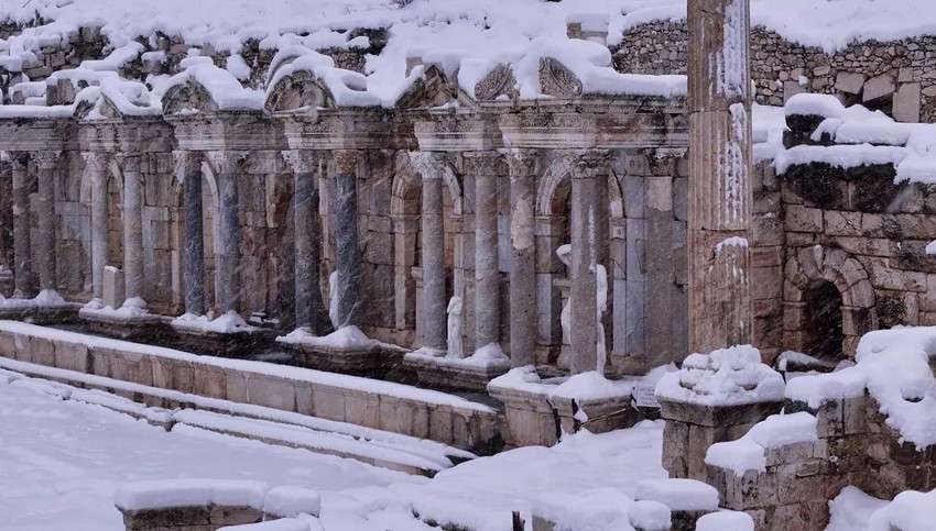 Beyaz gelinliğini giyen Sagalassos'tan masalsı görüntüler - Resim: 2