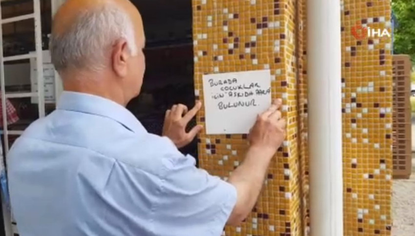 Türkiye'de bir ilk: Marketteki "askıda...'' uygulamasında bu sefer ne ekmek, ne de süt var - Resim: 1