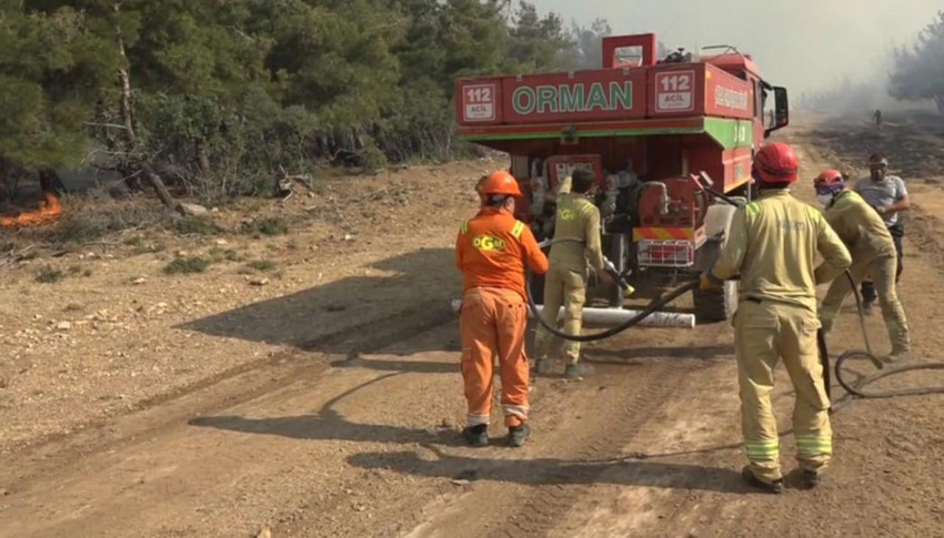 Tekirdağ Şarköy'deki orman yangını büyüyor: Otoyol trafiğe kapatıldı - Resim: 2