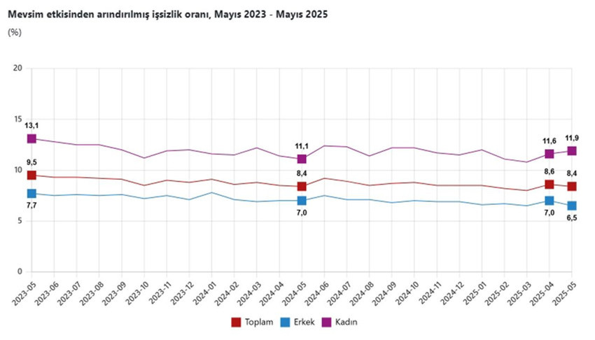 Türkiye'nin işsizlik rakamları açıklandı: Kadınlar erkekleri 2'ye katladı - Resim: 3
