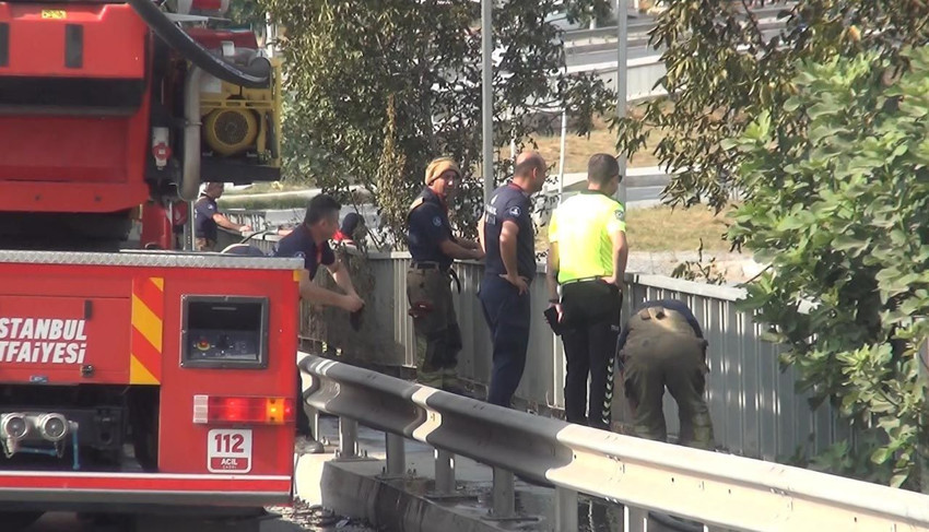 İstanbul'da ağaçlık alanda yangın: TEM bağlantı yolu trafiğe kapandı - Resim: 4