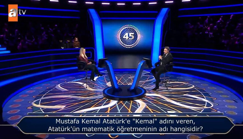 Kim Milyoner Olmak İster'de ''Atatürk'' sorusunu bilemeyen yarışmacı olay oldu - Resim: 1