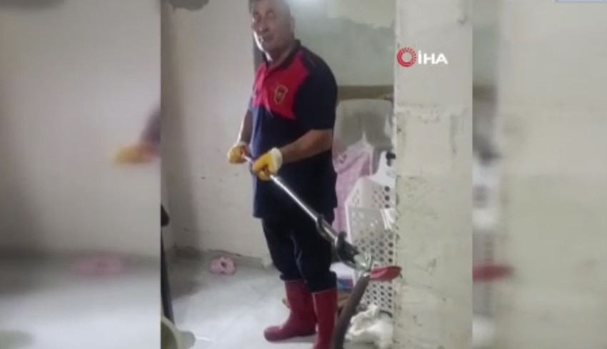 Dev yılanı evde nerede bulup çıkardığını görünce inanamayacaksınız - Resim: 3