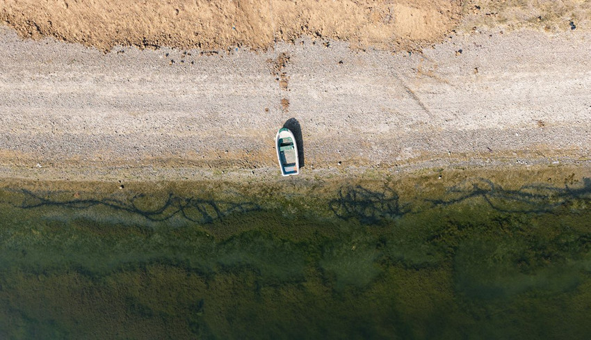 Türkiye'nin bozkırın ortasındaki görtenleri mest eden masmavi cenneti havadan görüntülendi - Resim: 4