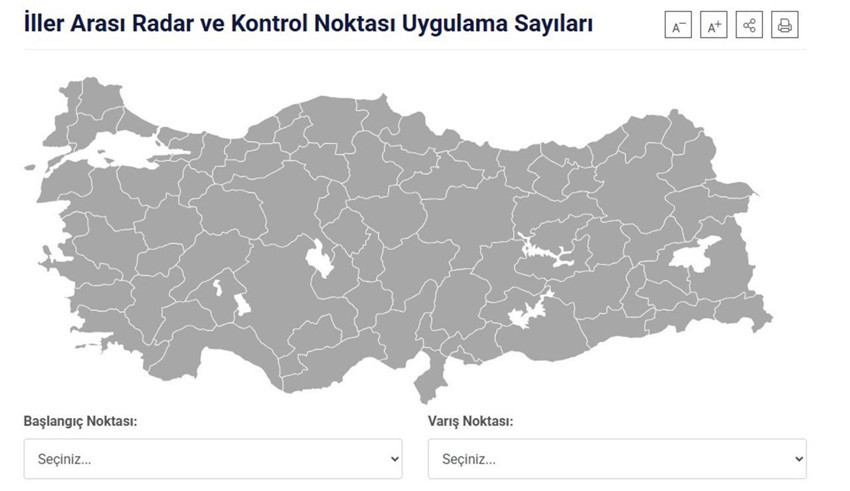 Sürücüler dikkat! İl il sabit radar noktaları belli oldu - Resim: 1
