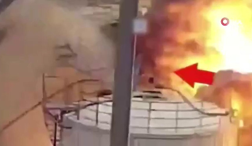 Kimya fabrikasında büyük patlama: Bir tank füze gibi havaya uçtu - Resim: 3