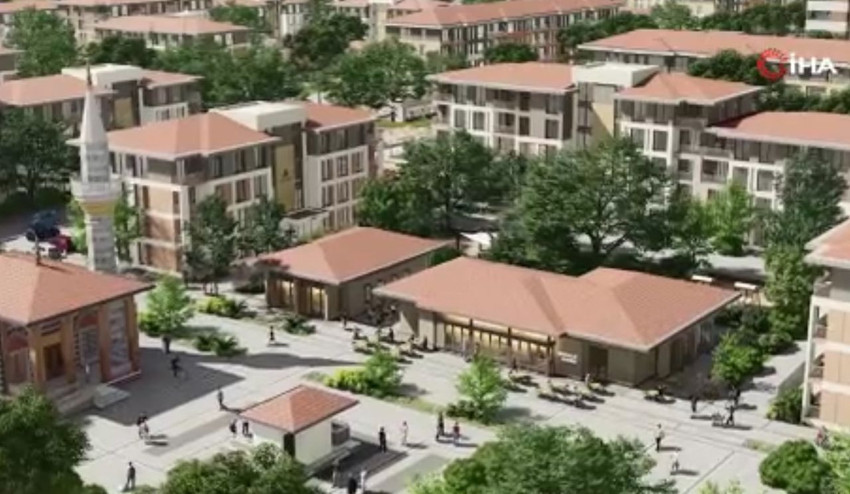 Yüzyılın Konut Projesi'nde konutlar için ilk temelin atıldığı nokta kamerada - Resim: 3