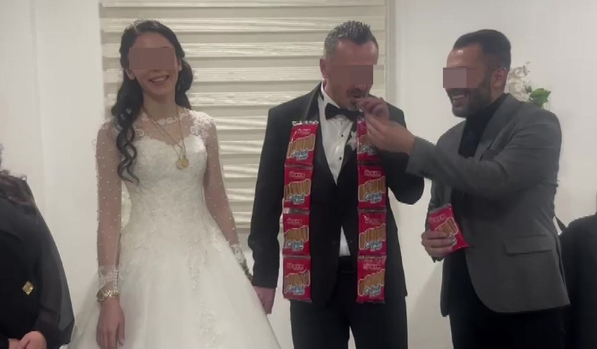 Düğünde damada para ya da altın yerine taktılar, damat da afiyetle yedi! - Resim: 3