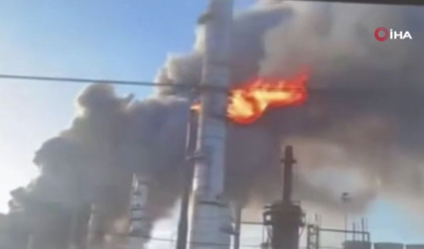 ABD'nin dev petrol rafinerisinde büyük patlama! Alevler göğe yükseldi! - Resim: 2